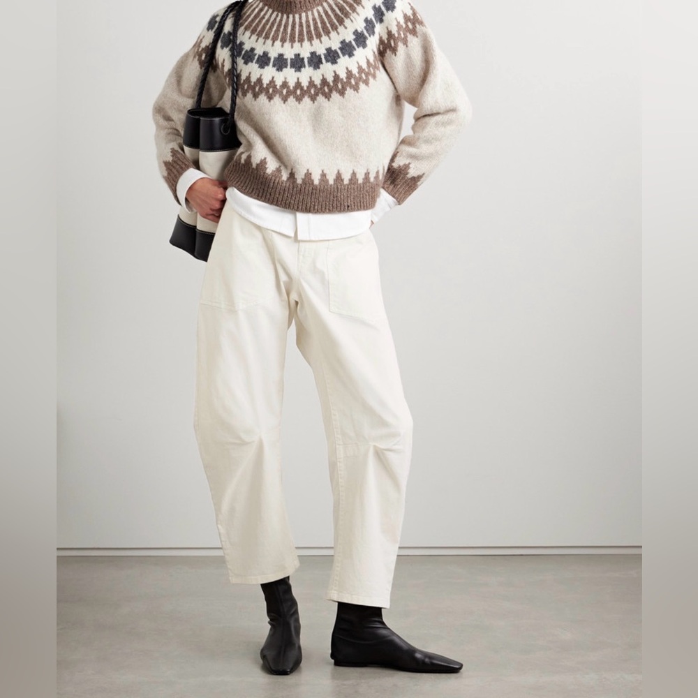 Nili Lotan Cream SHON Pants